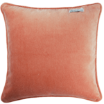 coral velvet plain decorative cushion covers