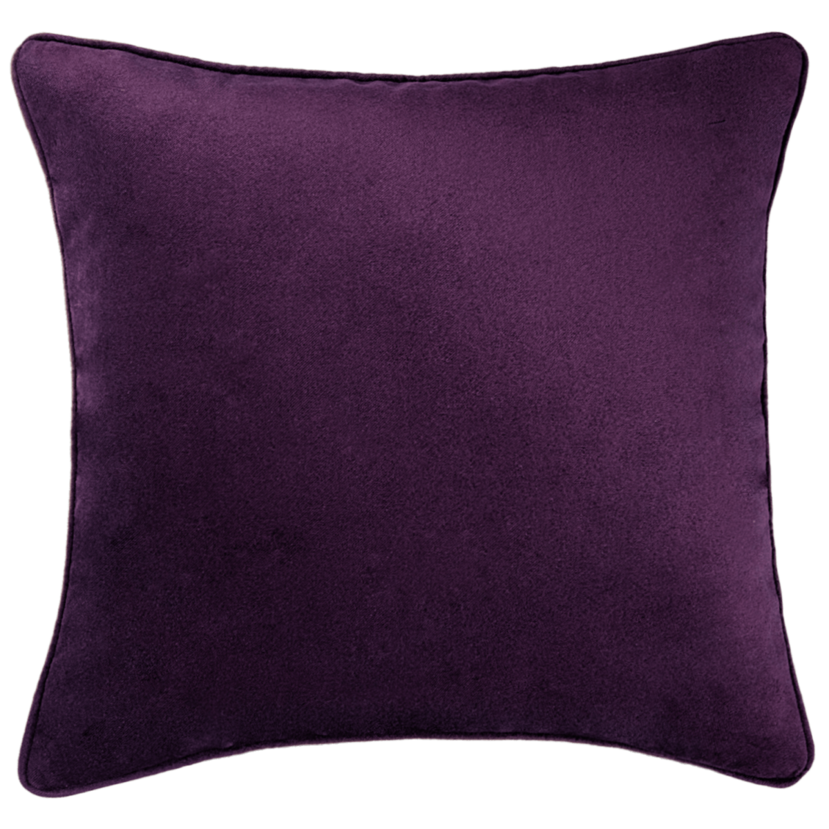 Plum burgundy velvet plain cushion covers throw