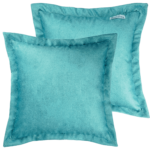 seagreen velvet pillow throw cover