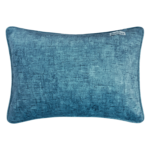 midnight printed velvet decorative pillow