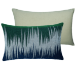 ikat cotton lumbar decorative pillow