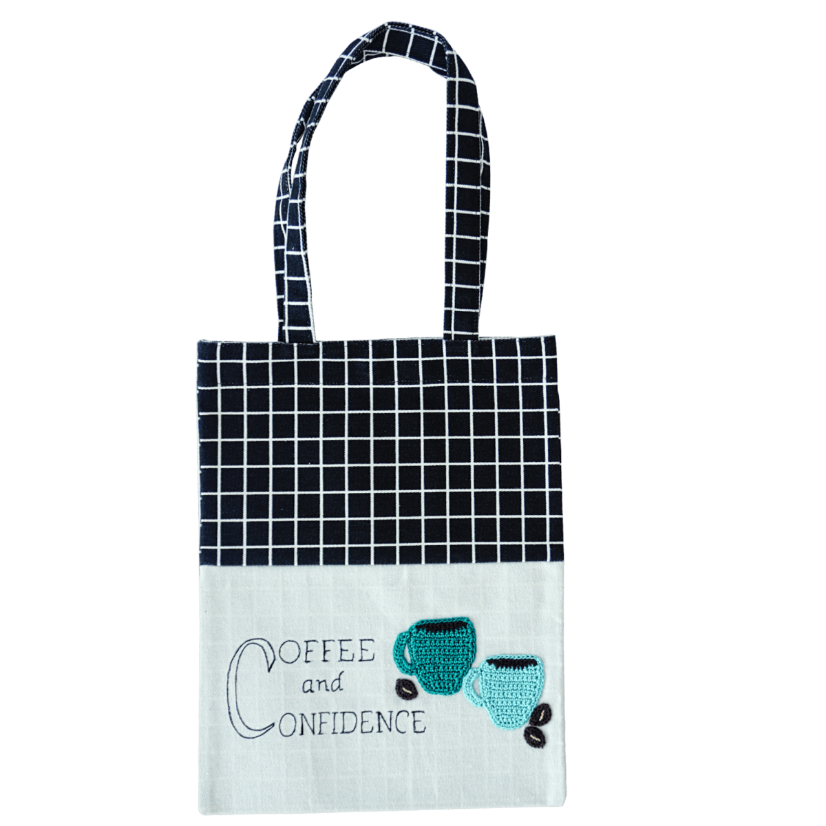 Coffee cups tote bag