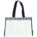 Boats tote bag white black