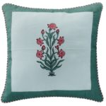 wildflower-printed-decorative-pillow-18' x 18"