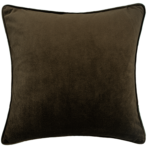 bark plain velvet throw pillow cover