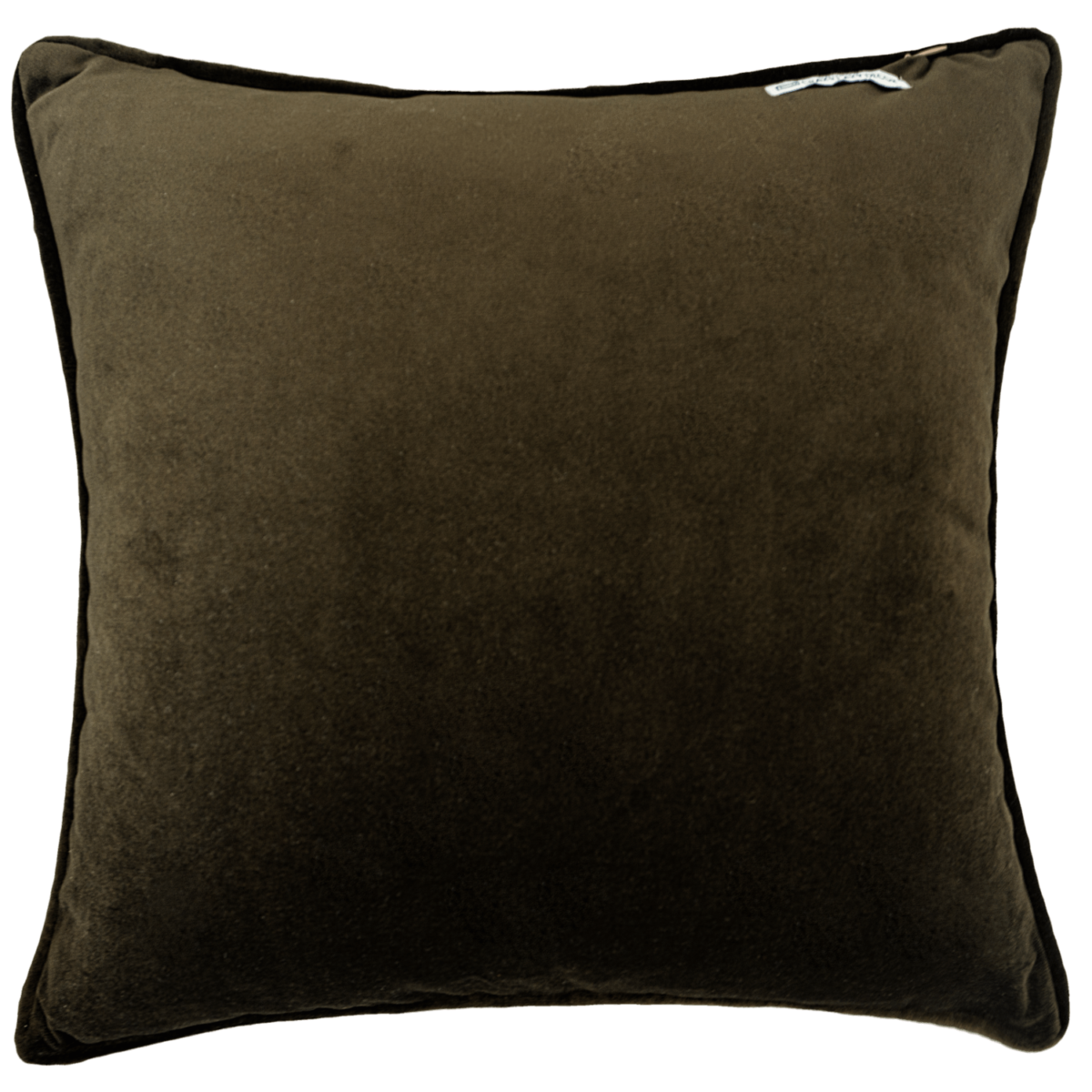 bark plain velvet throw pillow cover