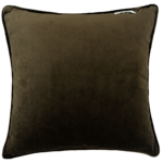 bark plain velvet throw pillow cover