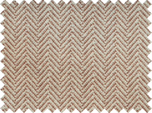 Rust herringbone upholstery fabric