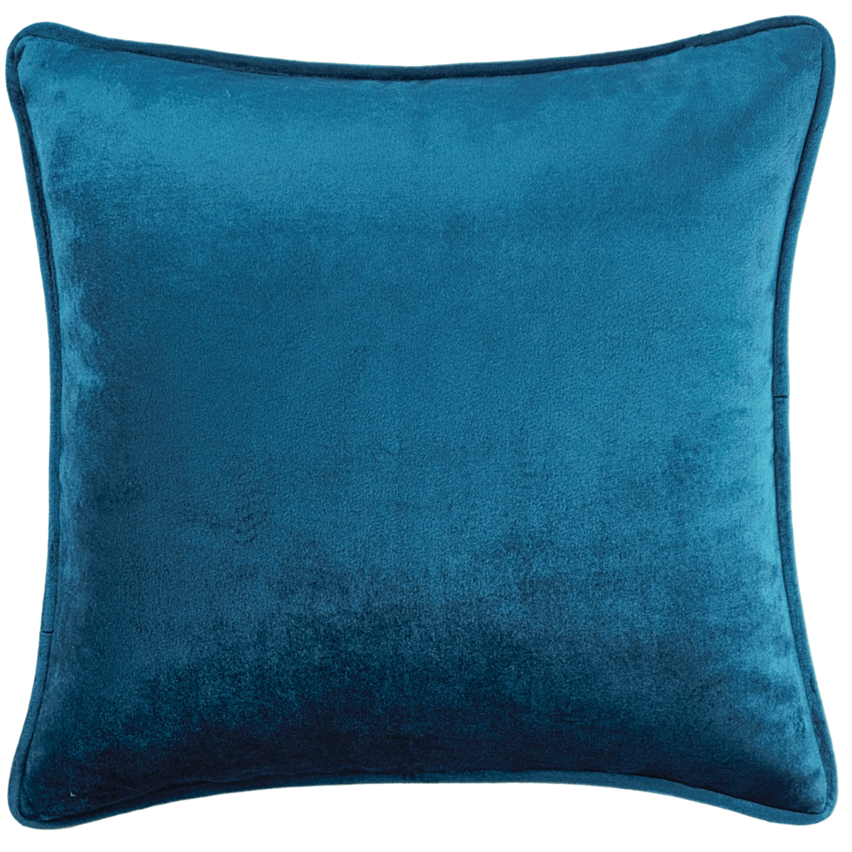 cyan plain velvet throw pillow cover