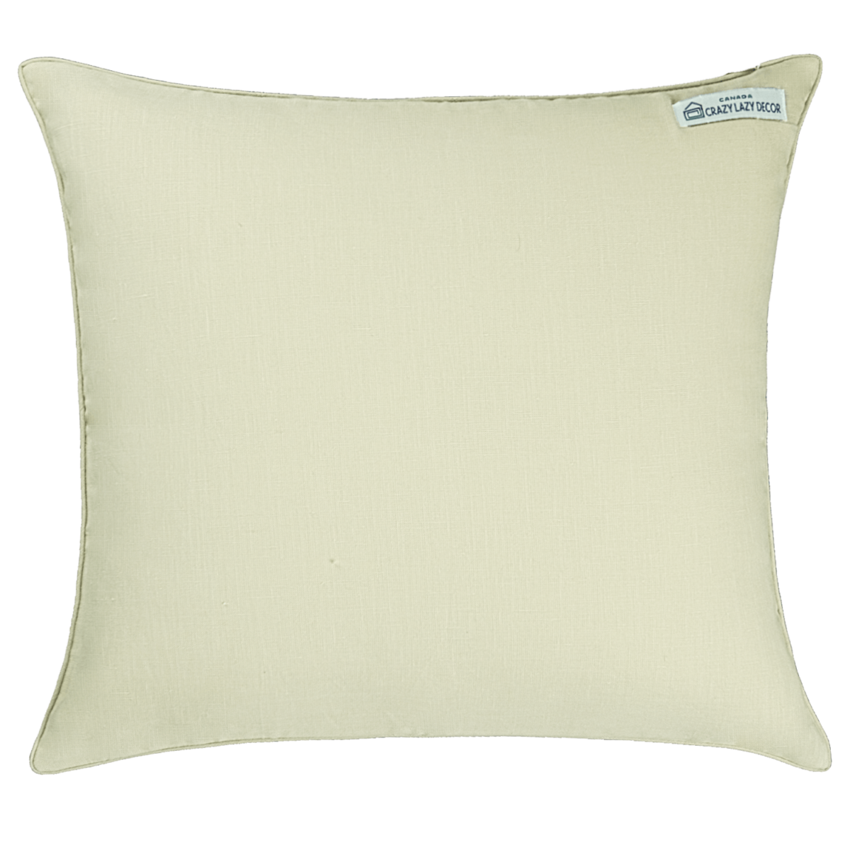 yellow decorative pillow 16" X 16"