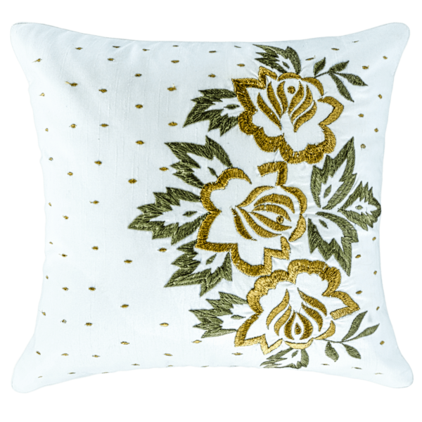 Silk decorative pillow 12" X 12"