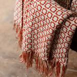 white red cotton throws christmas collection