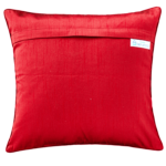 Maroon decorative silk pillow 16"X 16"